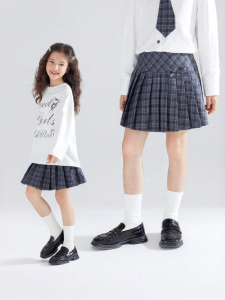 MUCMUKN | Gingham Pleated Skirt Bow Waist Skirt