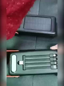 sạc dự phòng 50000MAh 100000mahn hàng năng lượng mặt trời ngoài trời chính hãng Pin ngoài không thấm nước Nguồn điện LED