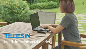 TELESIN High Speed Micro SD TF Memory Card Reader Storage Box for PC Camera
