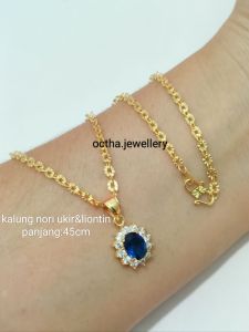 KALUNG NORI UKIR DEWASA PERAK 925 LAPIS MAS