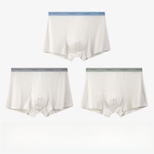 MiiOW | Childrens Breathable Cotton Underwear Boys Flat Angle Pants High Elasticity Comfortable Inner Cotton Crotch A-Class Cotton