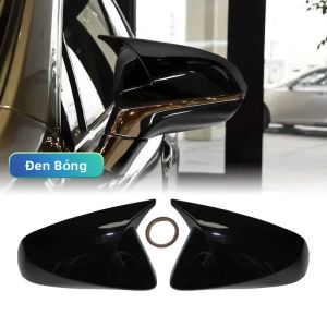 Ốp Dán Trang Trí Gương Chiếu Hậu Bên Hông Màu Đen Cho Lexus NX RX 200t 300 350 450 - Phụ Kiện Vỏ Gương