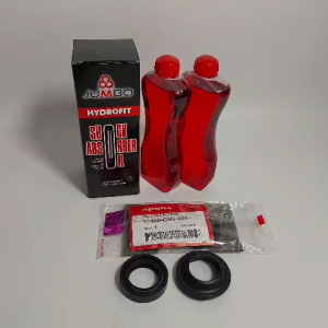 PAKET Seal Shok Depan Seal Debu Honda Grand Supra Revo Beat + OLI SHOCK