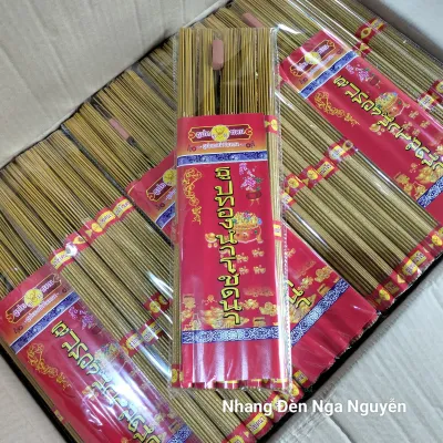 Nhang thơm cuốn tàn vàng Thái Lan tặng kèm nhang số/Nhang cuộn tàn số 6