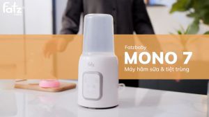 (Mono 7) Máy hâm sữa và tiệt trùng bình sữa điện tử Fatzbaby Fatz FB3010TN MGG
