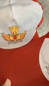 Topi SD - Topi Sekolah SD Merah Putih - Perlengkapan Sekolah Anak SD Laki Laki & Perempuan / R B
