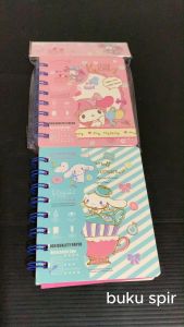 STIPPPA Buku Tulis Spiral Karakter Notes Notebook Diary Motif Anak Cute Character Notes Rio San LZ