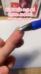 Combo 2 bút + 5 ngòi 05mm mực gel AODEMEI đủ màu viết trơn tru không lem mực - VPP Trường Anh