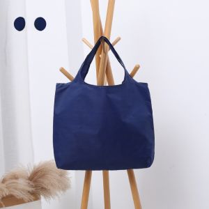 Foldable Oxford Cloth Shopping Bag Portable Vegetable Buying Waterproof Large Capacity Customizable Eco-friendly Handbag