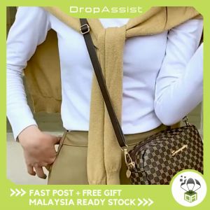 DROPASSIST 1526 Bucket Sling Strap Crossbody Shoulder Handbag Women Elegant Wanita Beg Tangan Bahu Perempuan Murah