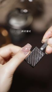 4in 1 Magnet Set Heart Shape S shape Magnet Cats Eye Gel Heart Wave Pattern Pattern美甲强力方形磁铁吸猫眼指甲油胶爱心波浪图案花纹美甲店专用套装