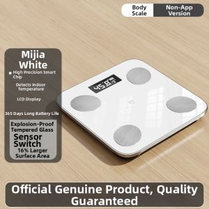 Smart Precision Charging Electronic Scale Home Use Small Size Bluetooth Connected Body Fat And Water  Health Scale LED Display