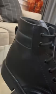 Sepatu PDH KULIT ASLI TNI POLRI Polisi Security Satpam Formal