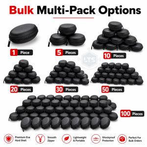 occkic | Portable Mini Round Hard Storage earphone case for Earphone SD TF Cards for Iphone xiaomi Samsung Usb Cable Earphone Bags 2026