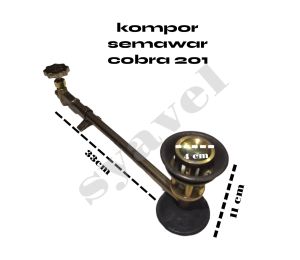 kompor semawar gas cobra 201 api biru/kompor mawar cobra 201