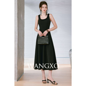WANGXO | Đầm Ôm Co Dãn Không T Tay Lấp Lánh
