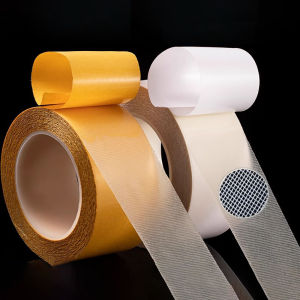Double Sided Tape Super Strong 5/10m Fixation Double Sided Tape Heavy Duty Super Thin Carpet Adhesive Mesh Waterproof Tape