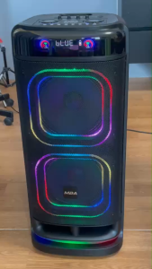 WEMICGLOBALSOUND ลำโพงบลูทูธ รุ่น MB210E ปรับเสียงเบส เสียงแหลม ไมค์และECHOได้ ดอกลำโพง10นิ้ว2ดอก แถมฟรีไมต์โครโฟนไร้สาย สายชาร์จ รีโมท