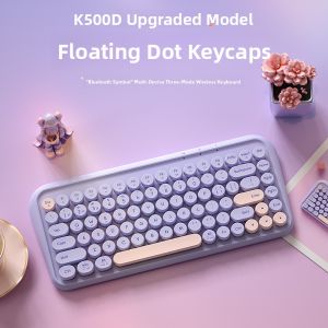 B．O．W | BOW Dual Mode Wireless Bluetooth Keyboard Compatible With Huawei Apple iPad Desktop Computer Laptop Womens Friendly Design