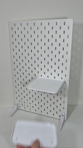 IKEA SKÅDIS Pegboard | Heavy Duty Shelf Tray Platform | Reinforced Tray for Heavier Items | by 3DPSolver