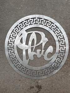 Hoa văn Chữ Phúc tròn cắt CNC 50cm