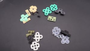 2/10sets For PS2 Controller Repair Conductive Rubber Silicon Pads Replacement