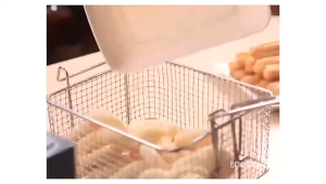 // 220V Stainless Steel Frying Machine Electric Deep Fryer