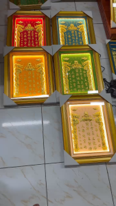 bài vị liễn thờ cúng khánh khung hình thờ thần tài thổ địa dát vàng