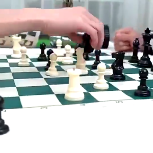 Chess Set For Beginners Kids Educational Leather Chess Mat Roll Up Board With Storage Bucket Learning Game