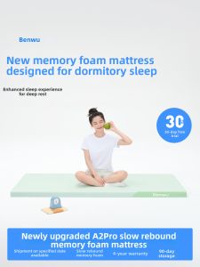 BENWU | Nệm Mỏng Foam Hỗ Trợ Đệm Cho Sinh Viên Thuê Đơn