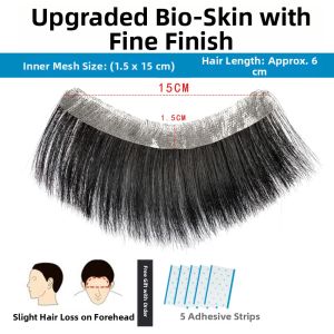 Weiwei | Natural Look M-shaped Hairline Forehead Enhancement Mens Wig