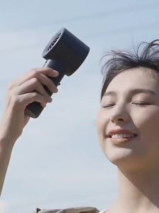 Quạt không cánh cầm tay có thể sạc lại Quạt  cầm tay tốc độ 100 làm lạnh cầm tay quạt đóng băng hiển thị kỹ thuật số turbo gió mạnh Quạt USB