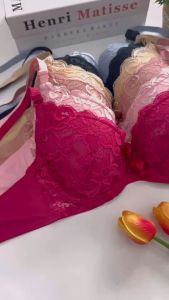 เสื้อในลูกไม้ฟองน้ำไซส์ 36-42 สำหรับผู้หญิง ดีไซน์หรูหรา คัพ B/C ฟองบาง