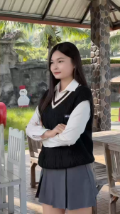 ✨พร้อมส่ง✨ เสื้อกั๊กไหมพรม คอวี สีพื้น ผ้านิ่ม สวมใส่สบาย ใหม่ ฟรีไซส์ สวมใส่สบาย🌷🍀