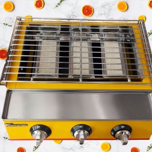 kompor pemanggang sosis bbq BBQ maestro/gas roaster 3 tungku MT K 122