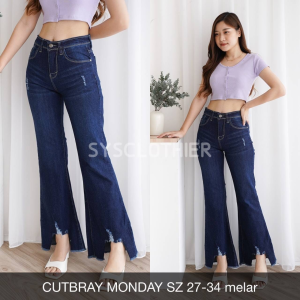 Celana Jeans Wanita Cutbray Monday - SYS Clothier