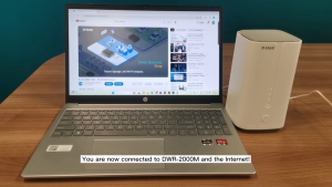 D-Link DWR-2000M 5G Sim Card Wi-Fi 6 AX1800 Telephony Router with Vo5G/VoLTE & Dual 2.5G Ports