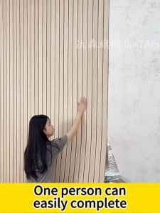 120cm x 10m One Person Easy Install PVC Wood Wallpaper Waterproof & Moisture Proof Wall Sticker