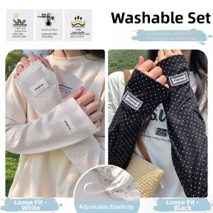 WANBAOLV | Sun Protection Arm Sleeves UV Protection Ice Silk Loose