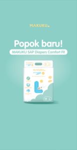Makuku Comfort Fit Tape/Pants Size NB32 S30 M28 M42 L26 L40 XL24 XL38 XXL22 SAP Diapers Popok Balita