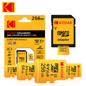 Kodak | Kodak Micro SD 128GB SD card 32GB flash drive Memory Card 64G class 10 U3 4K cartao de memoria 128G micro sd memory card