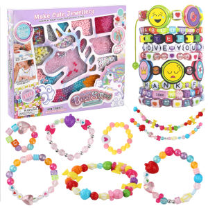 Girls Handmade Beading Toy Set For Vision Training