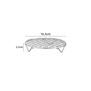 ZLINKJ | Giá Đỡ Nồi Chiên Không Khí Tròn Bằng Thép Không Gỉ Có Chân Giá Nướng Xếp Chồng Được Chống Ăn Mòn Cho Nhà Bếp Gia Đình Lò Nướng Nồi Hấp