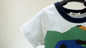 2024 Kids Boys Clothes 100% Cotton Short Sleeve T-Shirts Dinosaur Cartoon for 1 2 3 4 5 6 7 8 Years Children Clothes Kids Summer Clothing