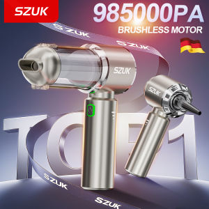 SZUK Mini Car Vacuum Cleaner 985000Pa Strong Suction Cleaning Machine Powerful Wireless Handheld Portable Vacuum Cleaner for Car