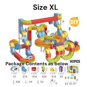 ICHIRO Magnetic Train Toy Set for Kids | Educational DIY Railway Track Train GIfts