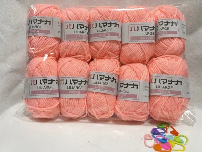 10PCS Soft Milk Cotton Knitting Yarn Set Multi Color Handmade Knitting Cotton Yarn For DIY Crochet Scarf Sweater Hat Doll Craft