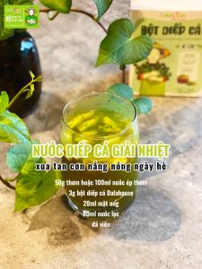 Bột diếp cá nguyên chất sấy lạnh dalahouse - Khắc tinh của trĩ táo bón và đường ruột