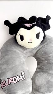 Dreamtoys96 Bantal Leher Kuromi Purin Kepala Timbul Sanrio