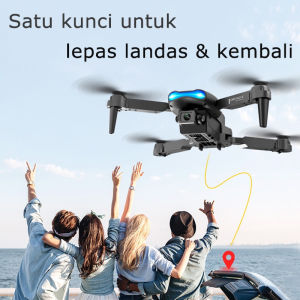 RC Drone E99 K3 Pro 4K Dual Kamera Avoid Obstacles WIFI FPV Fotografi Udara Helikopter Foldable Quadcopter Drone Drone HD Lipat Quadcopter Drone Wifi FPV APP Kontrol Murah Drone